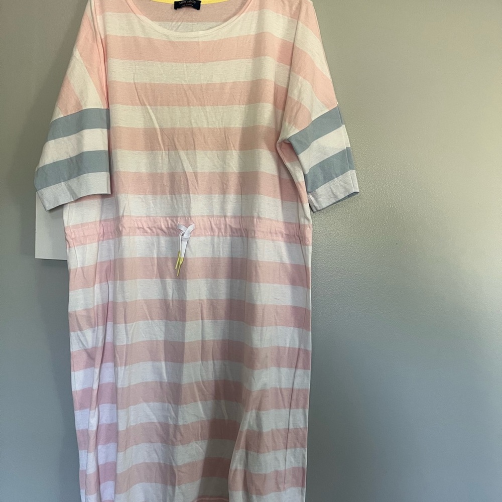 Saint James Pink and White Striped Top